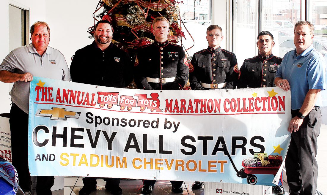 Collecting toys at Stadium News, Sports, Jobs Salem News